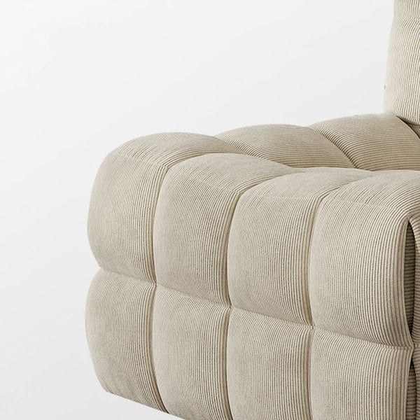 Arneson Single Seater Sofa, Armchair, Corduroy-Weilai Concept