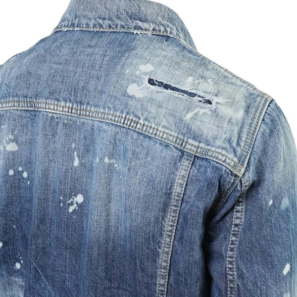 Dsquared2 Dan Jean Navy Blue Denim Jacket M