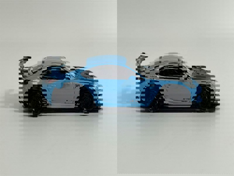 Mini GT Toyota GR86 LB Nation Baby Blue LHD 1:64 Scale Mini GT MGT00873L