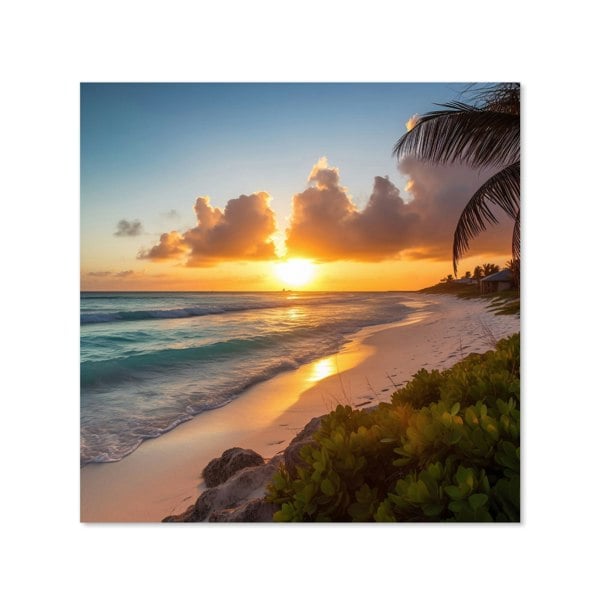 Warren Reed - Designer Sunrise On The Beach Kitchen Splashback