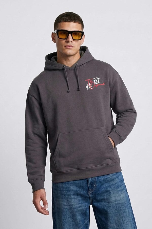 London Attitude Relaxed Fit Tokyo Japan Graphic Hoodie