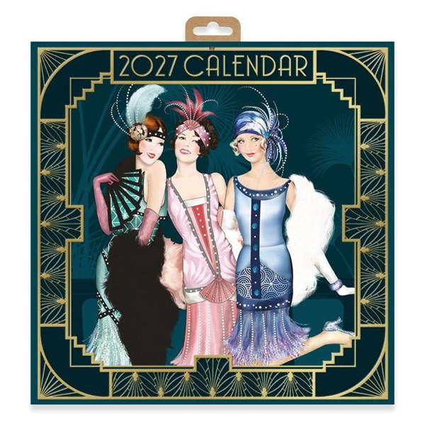 Claire Coxon Art Deco Calendar 2027, Wall Calendars, Month To View, Art, Gift