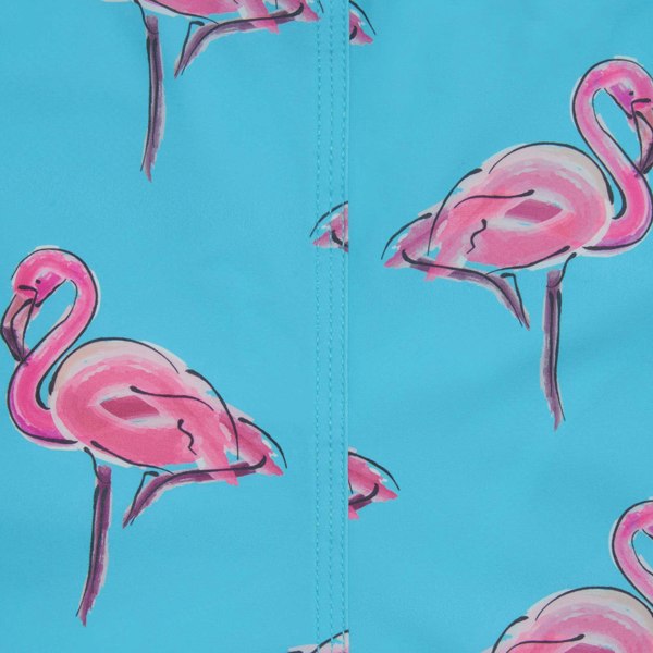 Randy Cow Flamingos - Swim Shorts with Waterproof Pocket