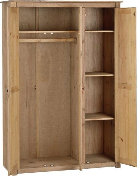 Seconique Panama 3 Door Triple Wardrobe