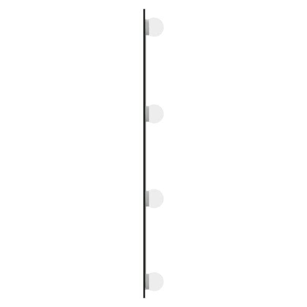 Berkfield Wall Mirror with LED Lights 40x60 cm Glass Rectangle