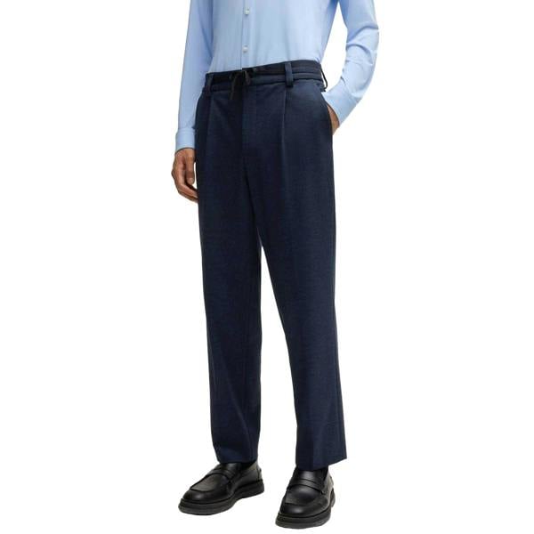 Hugo Mens Gos241F1J Trousers - Dark Blue - 