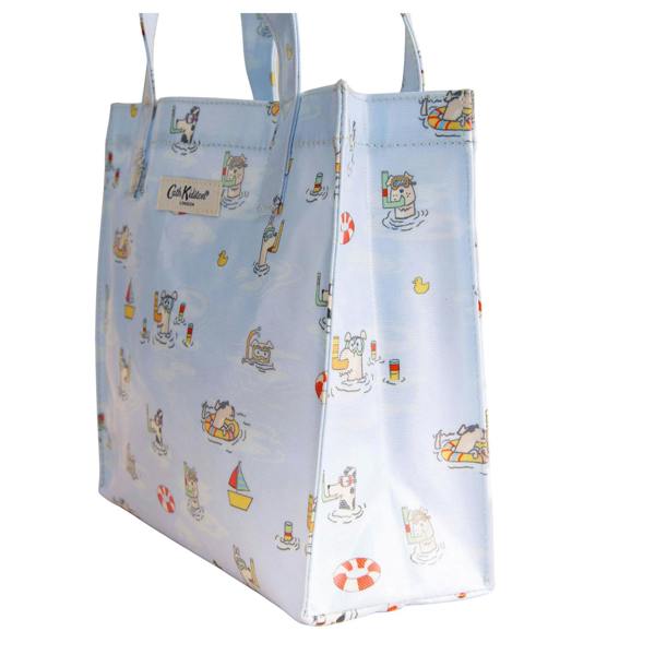 Cath Kidston Stanley Dog Print Tote Bag - Sky Blue - 