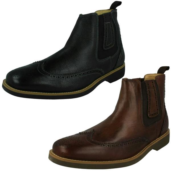 ANATOMIC Mens Anatomic Slip On Ankle Boots Gustavo