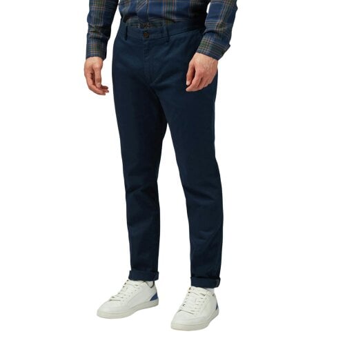 Ben Sherman Mens Signature Stretch Slim Chinos - Dark Navy
