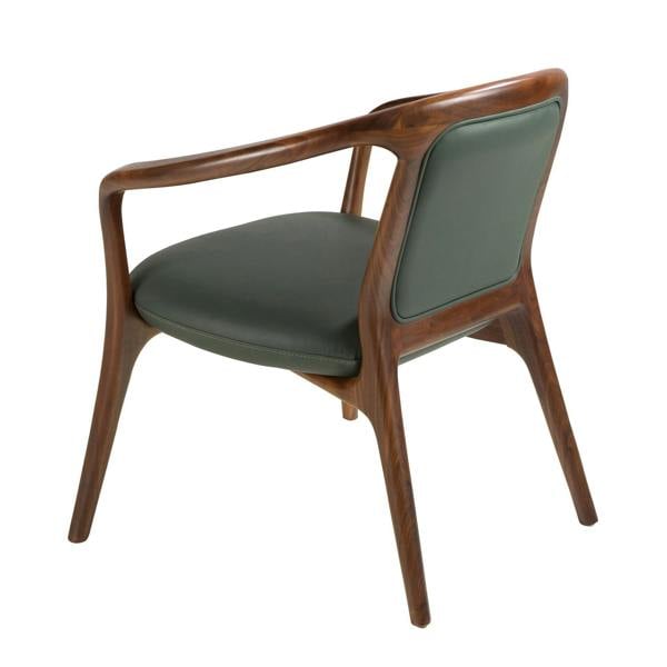 Angel Cerdá Dark Green Leatherette Armchair 5181