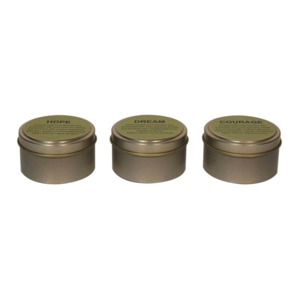 Artisan Furniture Candle Set (Courage, Dream, Hope)