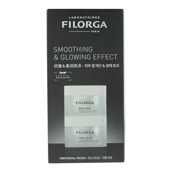 Filorga Smoothing & Glowing Effect Travel 2 Piece Gift Set: Cream 50ml - Face Mask 50ml