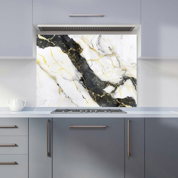 Warren Reed - Designer Flecks Of Gold Marble Effect Kitchen Splashback