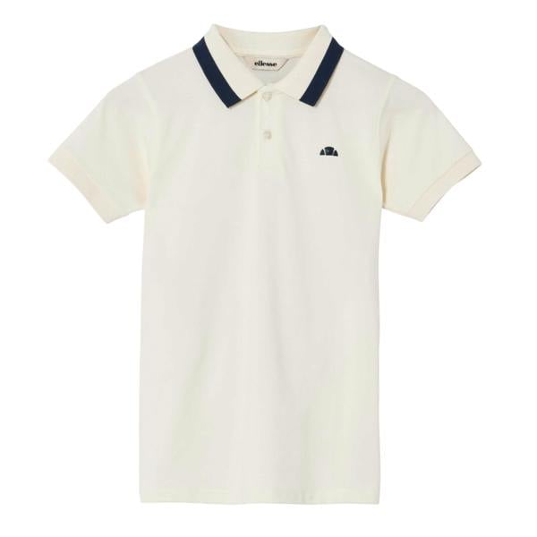 Ellesse Boys Teina Polo Shirt - Off White - 