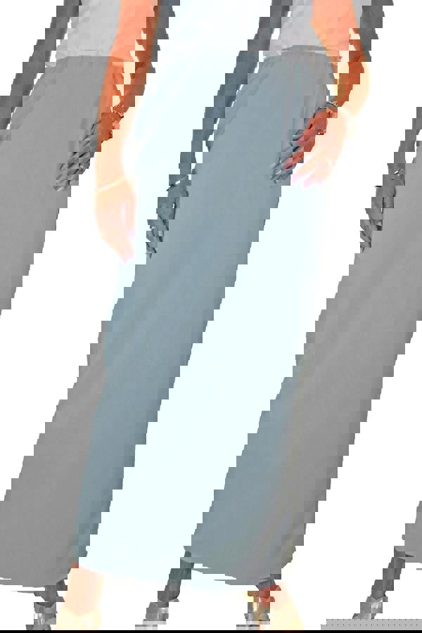 Paulo Due Women's Pull On Elasticated Waist Maxi Pencil Skirt