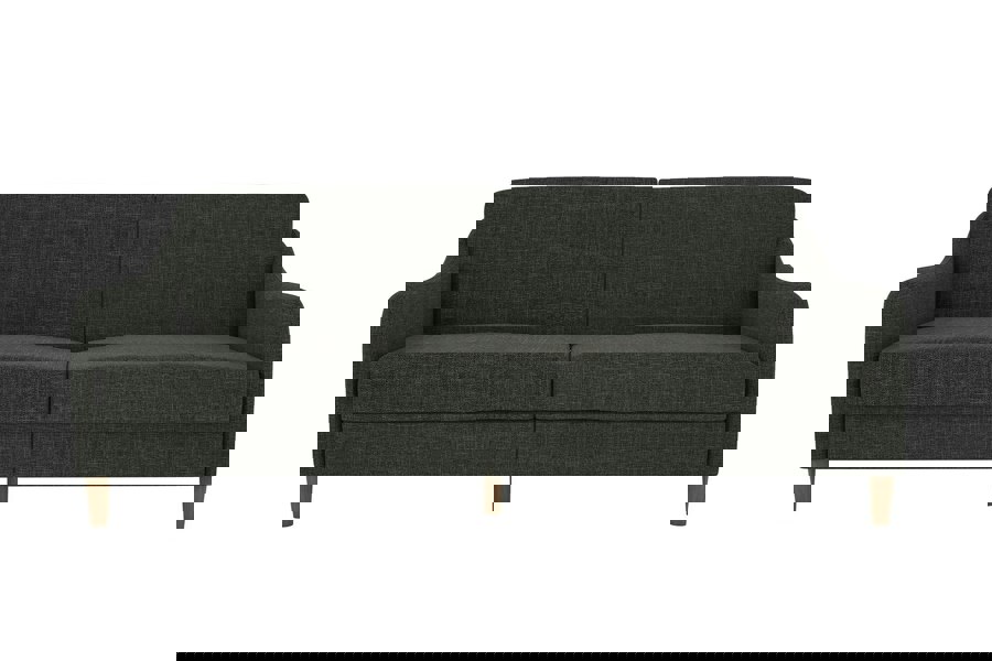 Dorel Home Jasper coil 3-seater Sofa Bed in grey fabric