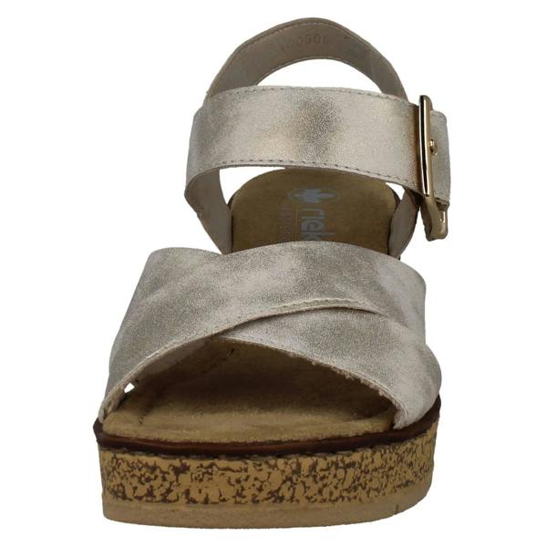 Rieker Ladies Rieker Cross Over Wedge Sandals 63795