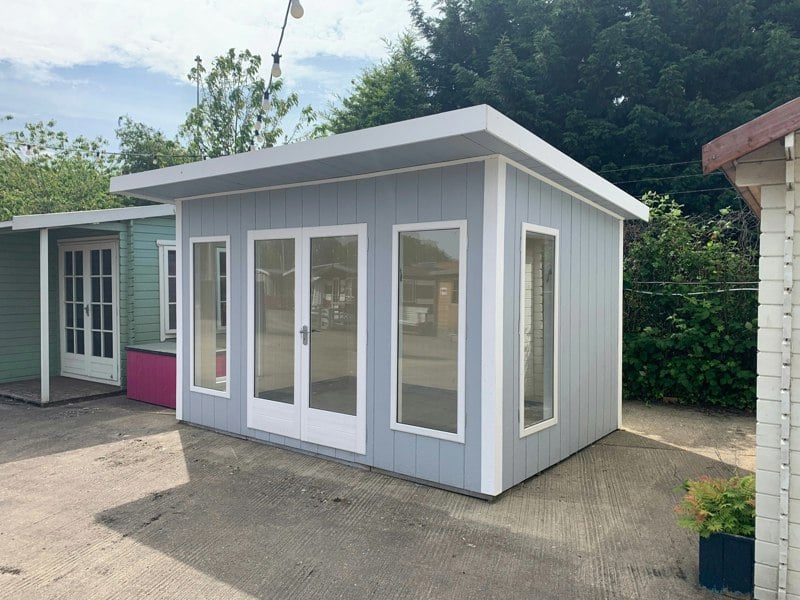 12x8 insulated Garden Studio Office Pent Roof - Best Shed