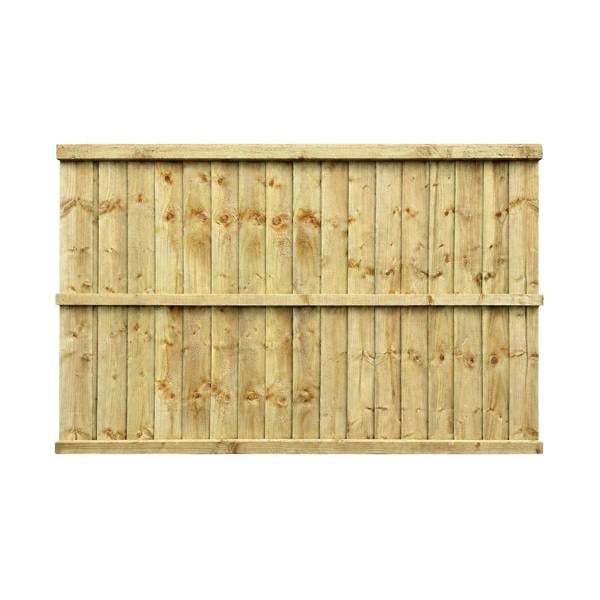 Snowdon Timber Treated Feather Edge Fence Panel (W) 1828mm (H) 1200mm