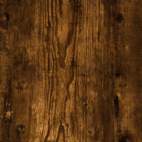 Berkfield Side Cabinet with Drawer Smoked Oak 40x50x75 cm Engineered Wood