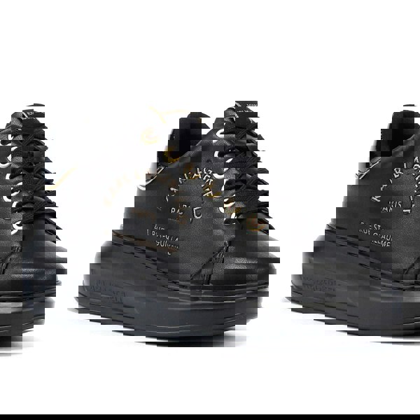 Karl Lagerfeld Kapri Metal Maison Glitter Women's Trainers - Black / Gold