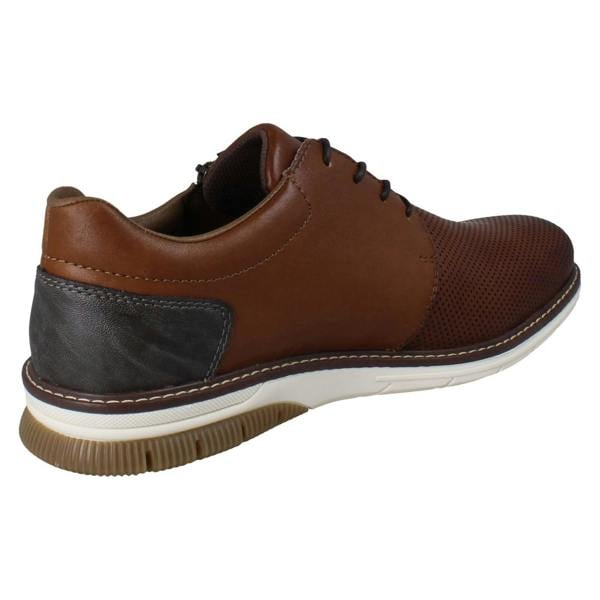 Rieker Mens Rieker Smart  Casual Lace Up Shoes With Side Zip 14412