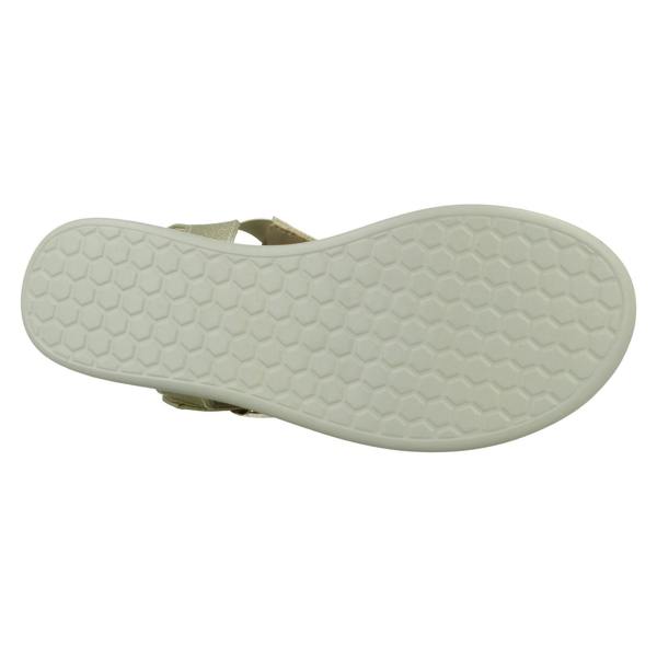 Eaze Ladies Eaze Low Wedge Cross Strap Sandal with Buckle F12078