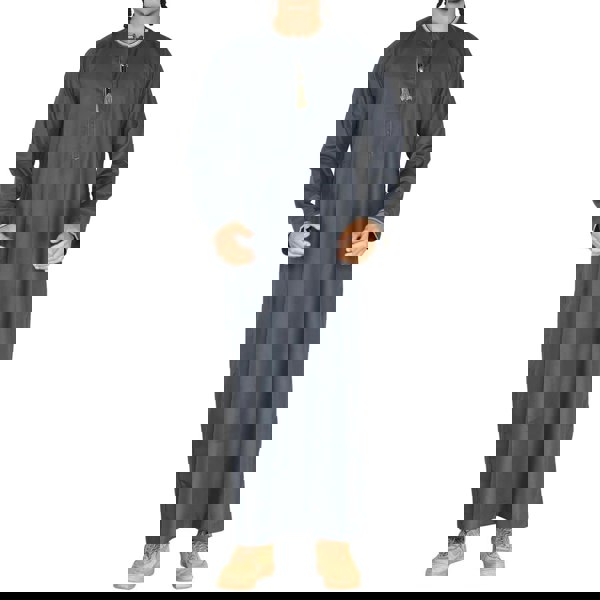 110_thobe_Grey_L - 56, 110_thobe_Grey_M - 54, 110_thobe_Grey_S - 52, 110_thobe_Grey_XL - 58, 110_thobe_Grey_XXL - 60