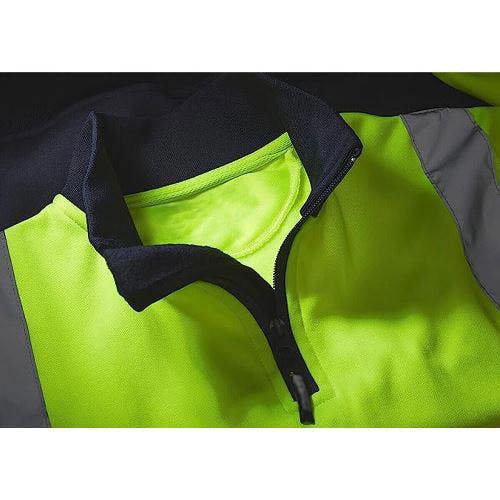Standsafe Hi Vis Zip Neck Workwear Sweatshirt - HV040