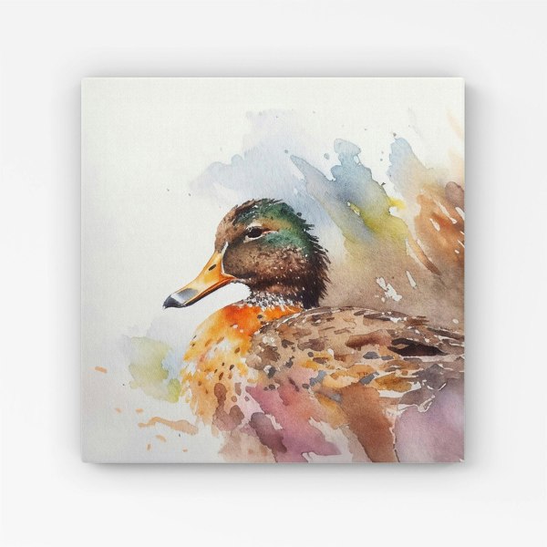 Warren Reed Mallard Watercolour Canvas