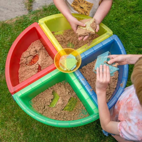 tickit Discovery Colour Quadrant Trays & Stand