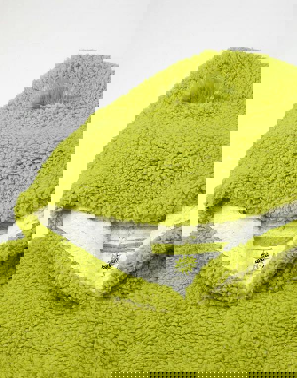 The Grinch Unisex Kids Green Embroided Face Blanket Hoodie (One Size)