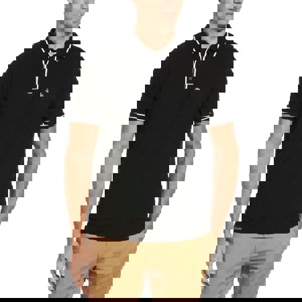 Original Penguin Mens Earl Cotton Pique Polo Shirt - Black - 