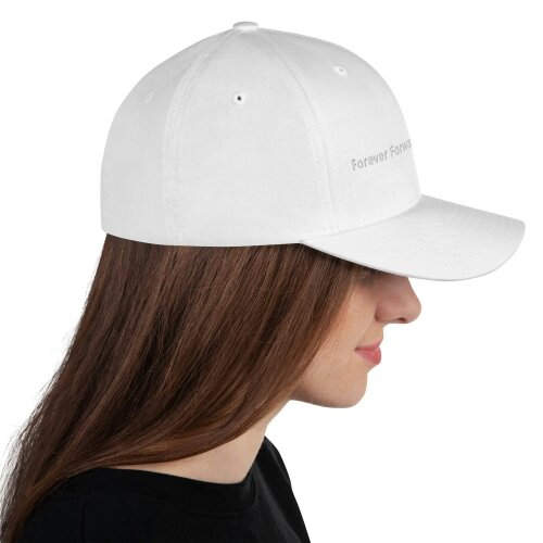 Structured Twill Cap - White
