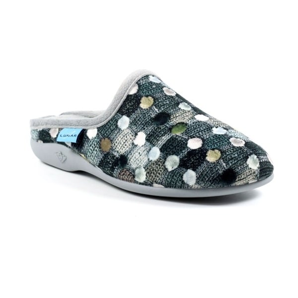 Lunar Women's Crackle Slippers - Grey