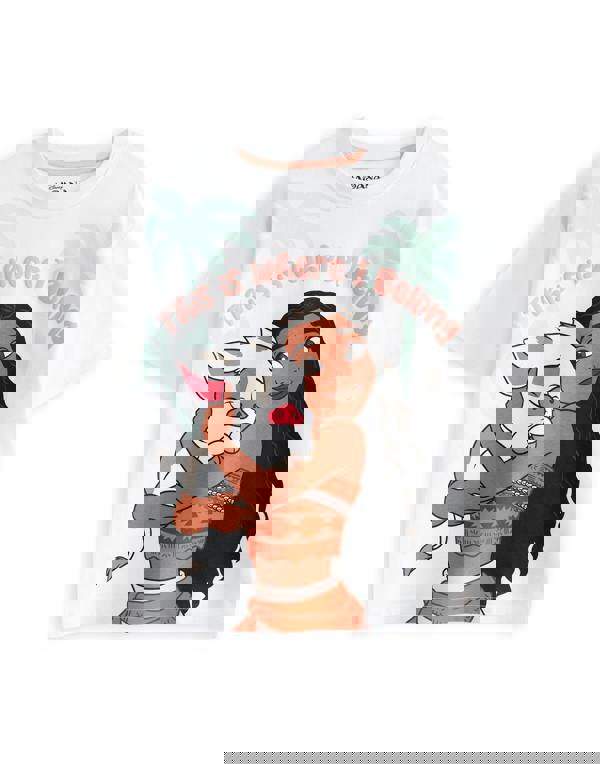 Disney Moana Girls Multicoloured Multi Character Multi-Pack of 2 Short Sleeve Short Leg Pyjama Set