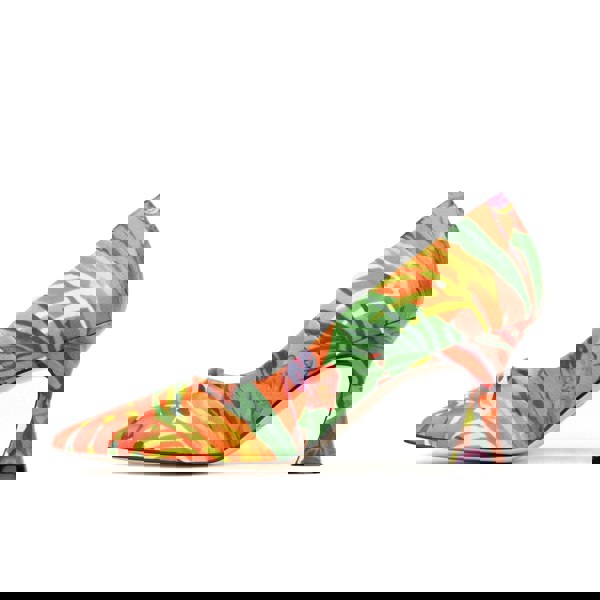Embassy London Sophia Hollywood - Tropical - Women's pointed 4 inch pump in bright colours leather