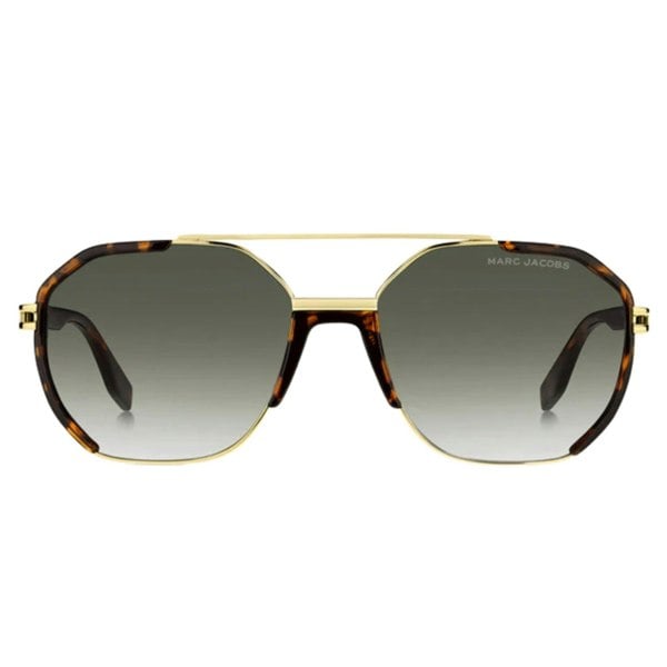 Marc Jacobs Havana/Gold Frame Brown Gradient Lens Sunglasses