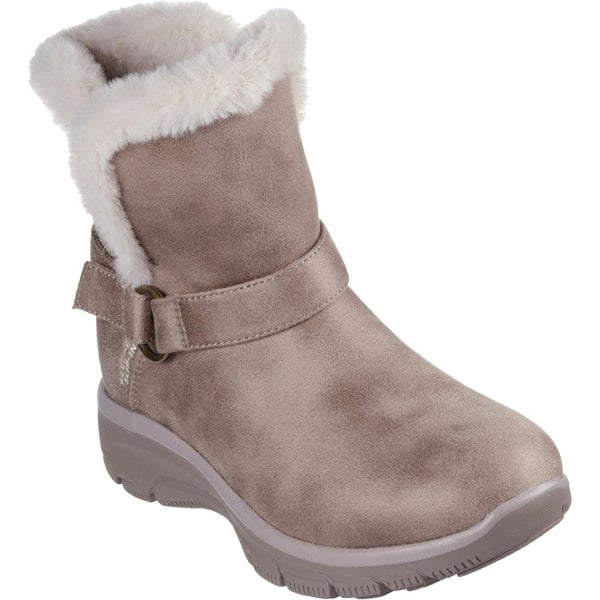 Skechers Easy Going Dreamers Move Women's Ankle Boots in Dark Taupe