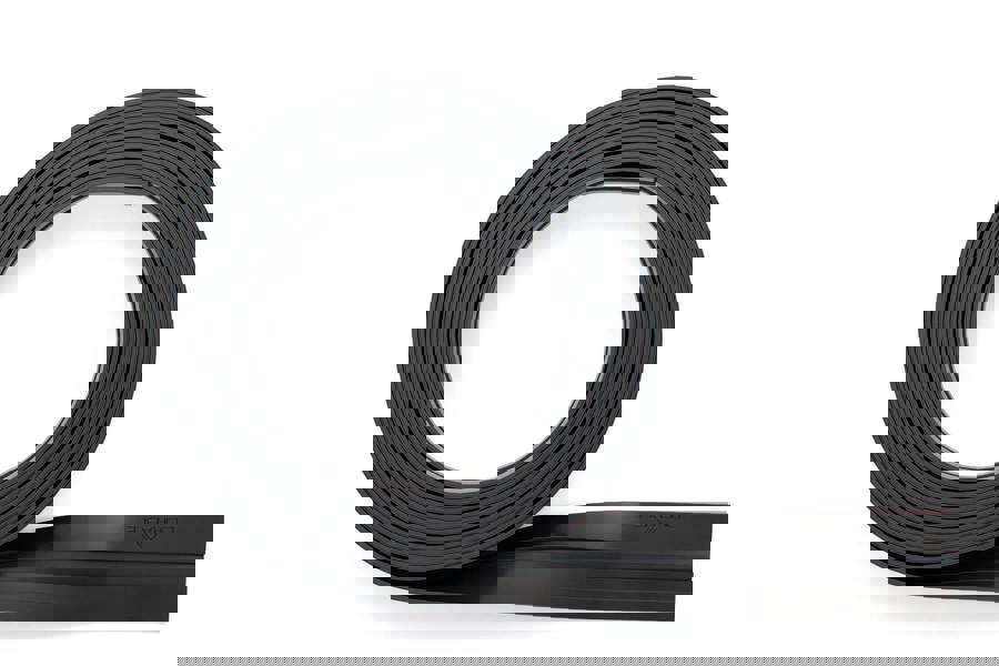 Durable DURAFIX ROLL Magnetic Clip Strip with Self Adhesive Backing | 5m | Black