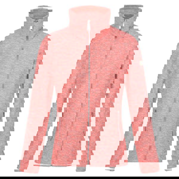 Regatta Womens/Ladies Azaelia Marl Full Zip Fleece Jacket - Shell Pink - 