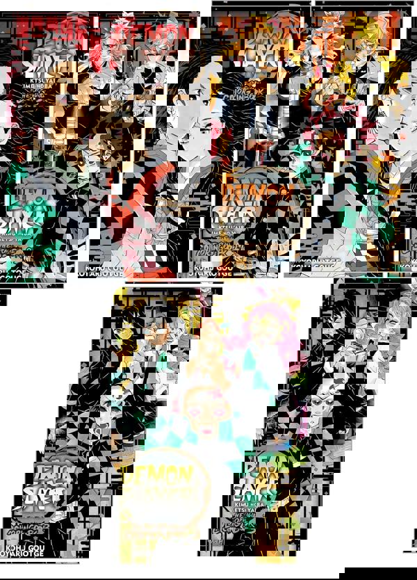 Demon Slayer: Kimetsu no Yaiba: The Official Coloring Book 3 Books Set (Volumes 1-3)