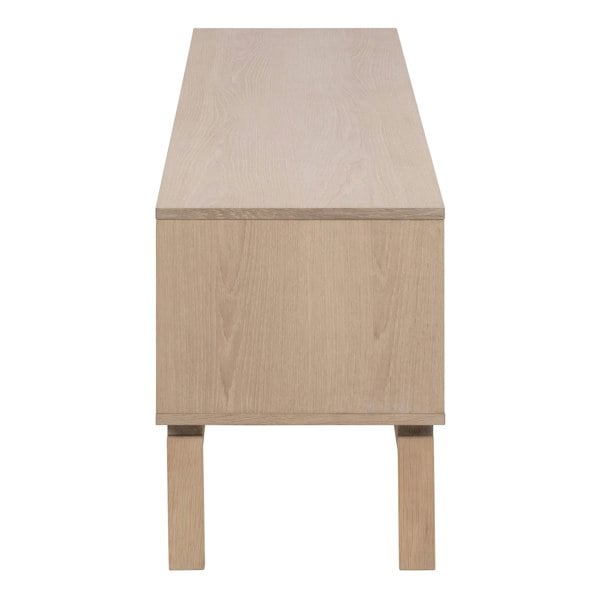Furniture To Go Linley 2 Door TV Unit in White Oak