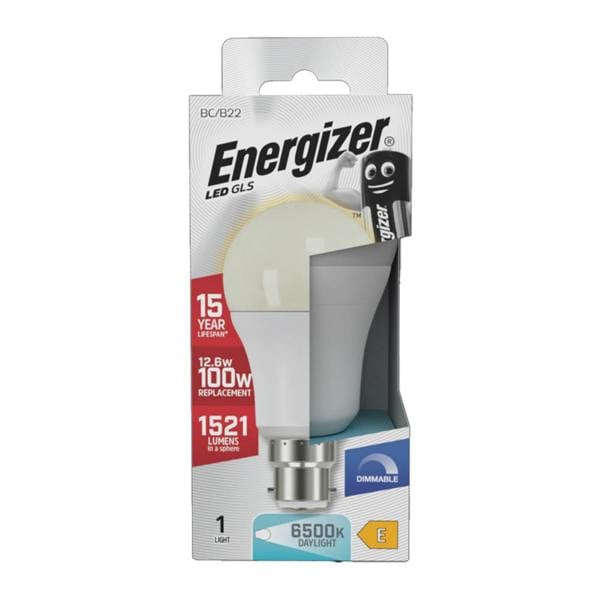 Energizer BC / B22 LED GLS Bulb - White - 