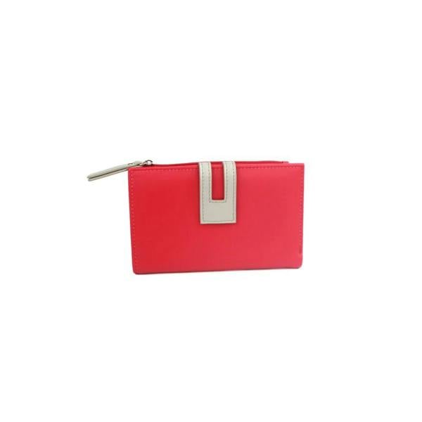Eastern Counties Leather Rebecca Contrast Purse - Watermelon