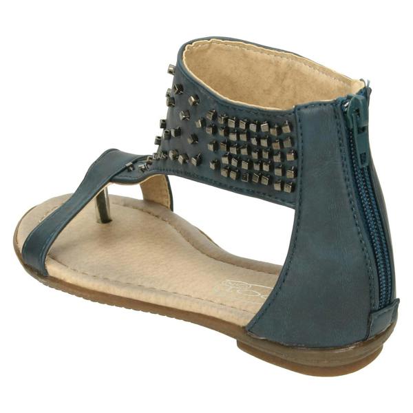 Spot On Girls Spot On Toepost Studded Gladiator Sandal