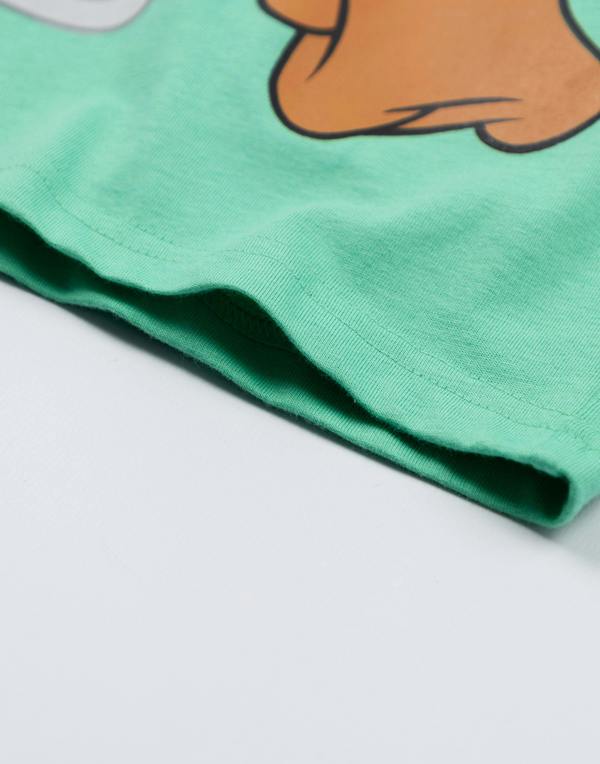 Vanilla Underground Looney Tunes Boys Green Taz Short Sleeved T-Shirt