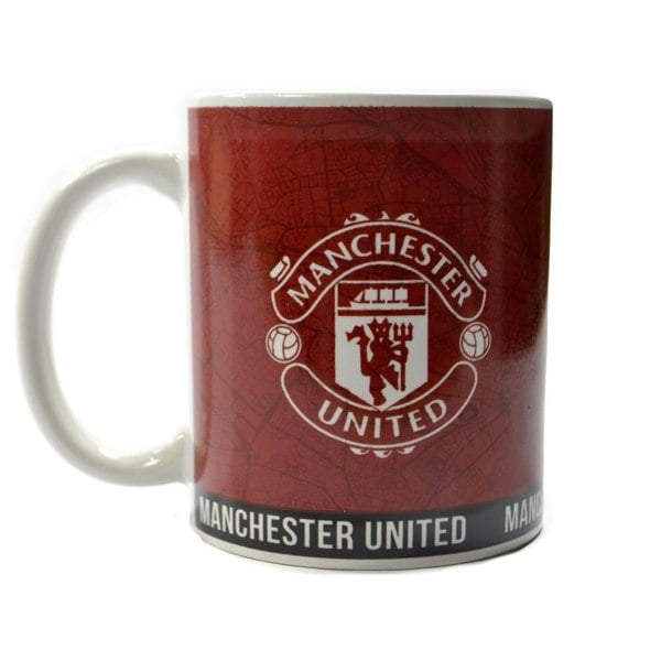 Manchester United FC Identity 325ml Mug - Red/White