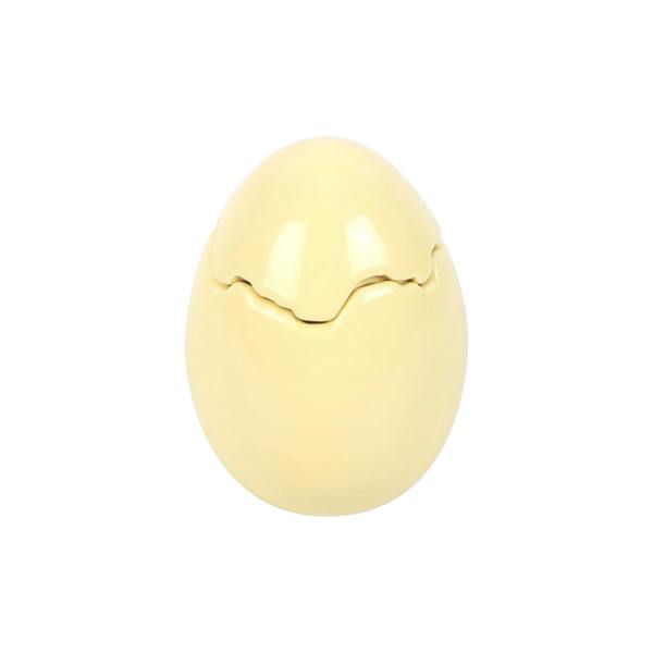 Kingsbury Gifts Zesty Citrus and Ginger Scented Ceramic Egg Candle