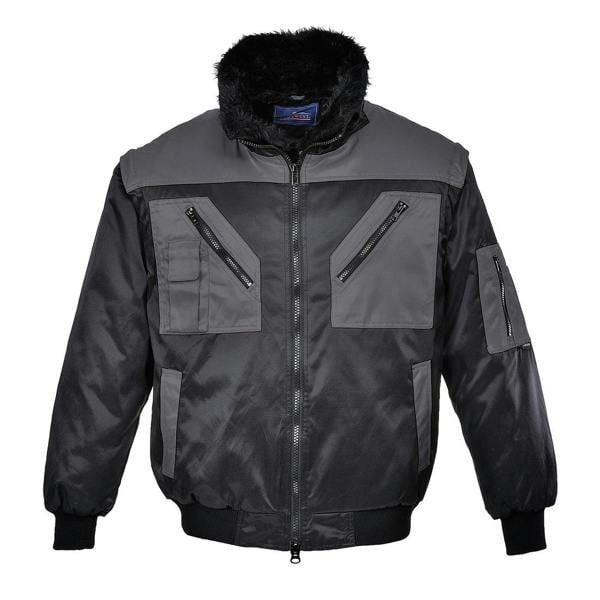 Two Tone Pilot Jacket - Hi-Vis Trousers